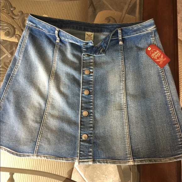 faded glory denim skirt